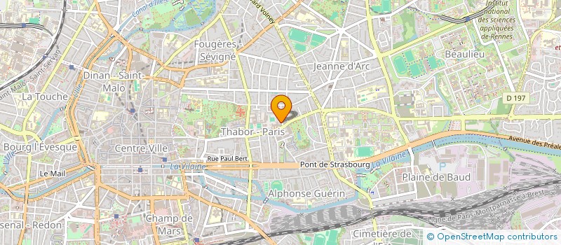 localisation de l'entreprise MONSIEUR VALENTIN THOMAS  RENNES