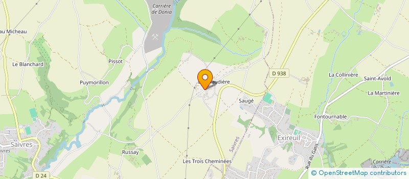 localisation de l'entreprise MONSIEUR VALENTIN THOMAZEAU  SAIVRES