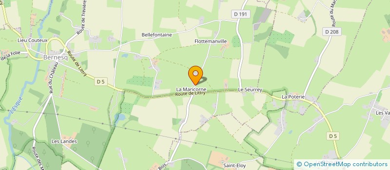 localisation de l'entreprise MONSIEUR VALENTIN TILLARD  BERNESQ