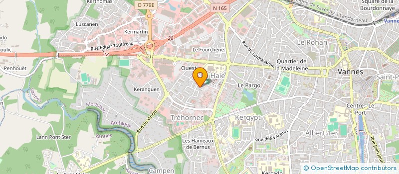 localisation de l'entreprise MONSIEUR VALENTIN TOUZE à VANNES