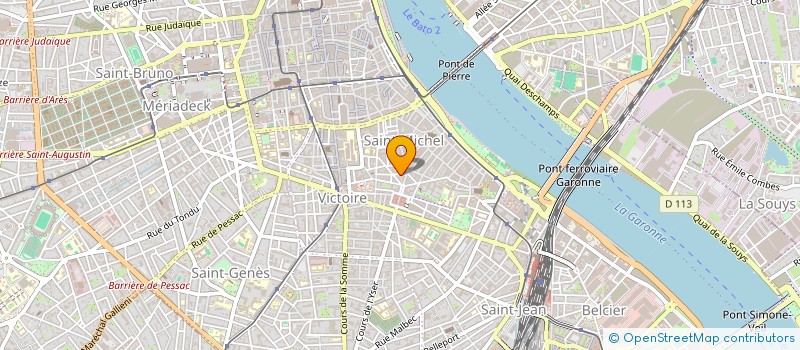 localisation de l'entreprise MONSIEUR VALENTIN TRAINA  BORDEAUX