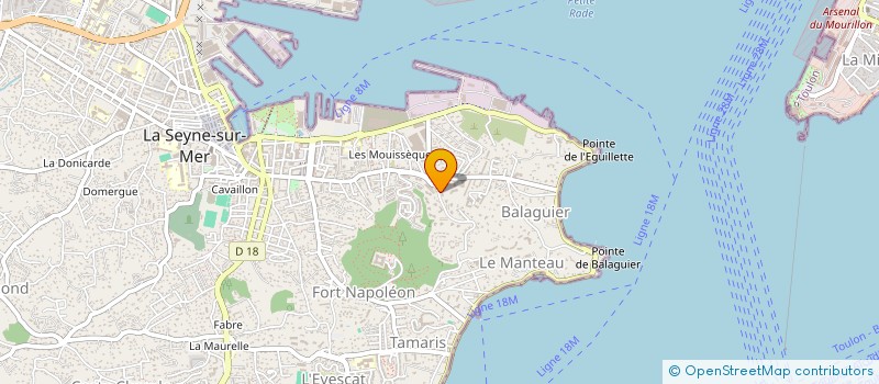 localisation de l'entreprise MONSIEUR VALENTIN TRAVERSA à LA SEYNE-SUR-MER