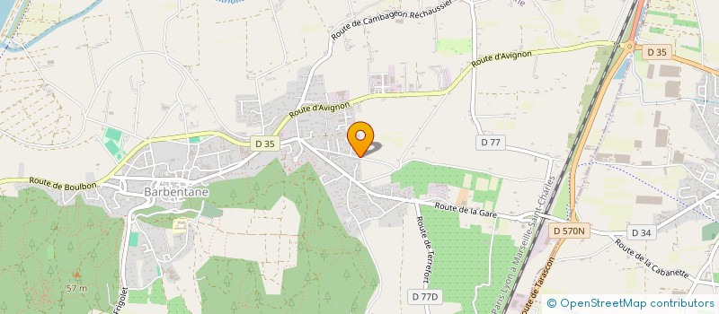 localisation de l'entreprise MONSIEUR VALENTIN TRICON  BARBENTANE