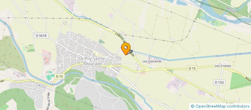 localisation de l'entreprise MONSIEUR VALENTIN TURPIN  LE PUY-SAINTE-REPARADE