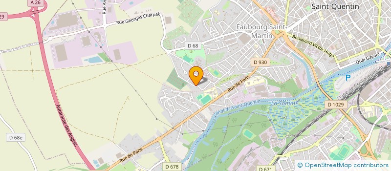 localisation de l'entreprise MONSIEUR VALENTIN VALARD  SAINT-QUENTIN