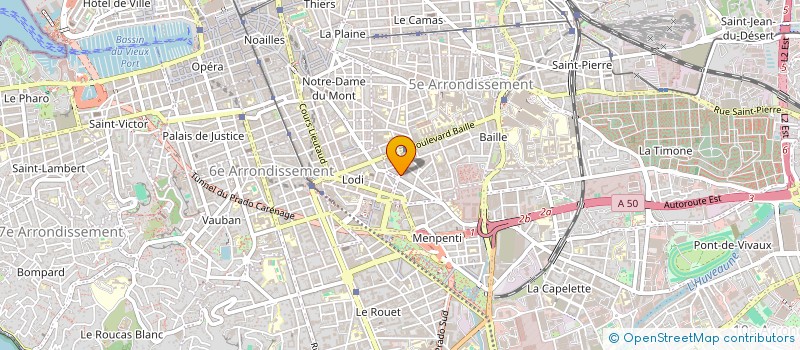 localisation de l'entreprise MONSIEUR VALENTIN VALENTIN AIME SERGE REYMOND à MARSEILLE
