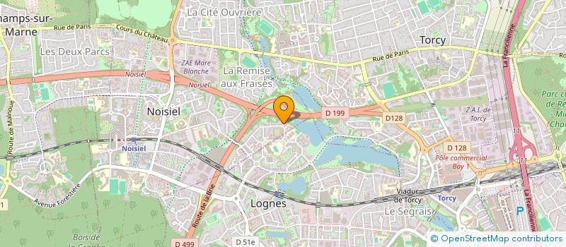 localisation de l'entreprise MONSIEUR VALENTIN VALENTIN RIGONI  NOISIEL