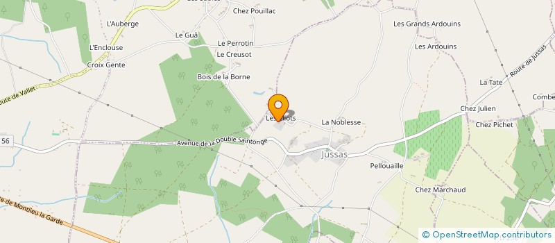 localisation de l'entreprise MONSIEUR VALENTIN VALLEIX  JUSSAS