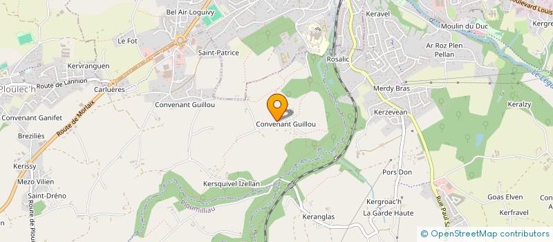 localisation de l'entreprise MONSIEUR VALENTIN VANDERCAMERE  PLOULEC'H