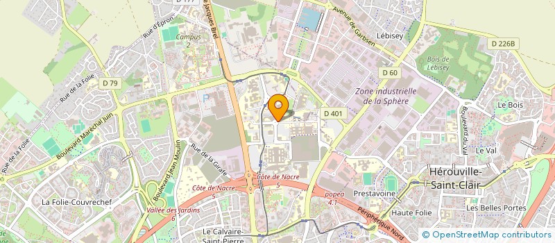 localisation de l'entreprise MONSIEUR VALENTIN VANDERSTOCK à CAEN