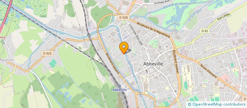 localisation de l'entreprise MONSIEUR VALENTIN VANEGUE à ABBEVILLE
