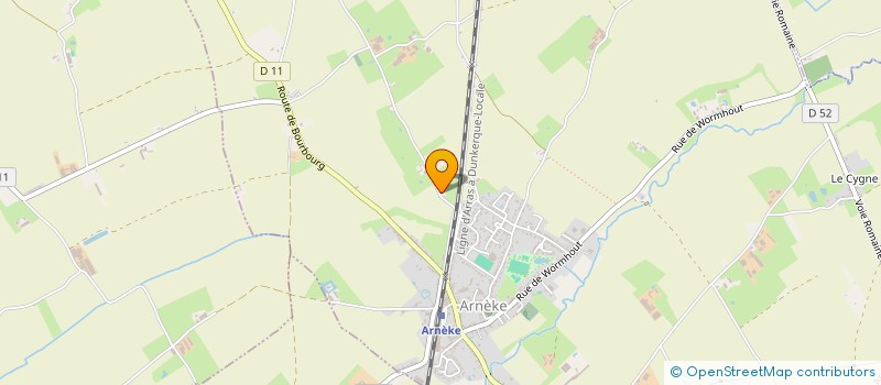 localisation de l'entreprise MONSIEUR VALENTIN VANHAECKE  ARNEKE