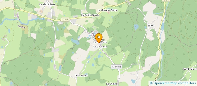 localisation de l'entreprise MONSIEUR VALENTIN VANHOORNE  BUSSIERE-GALANT