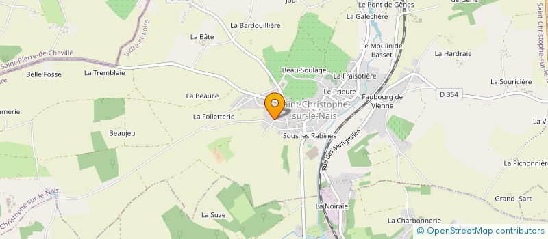 localisation de l'entreprise MONSIEUR VALENTIN VARANNE  SAINT-CHRISTOPHE-SUR-LE-NAIS