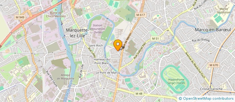 localisation de l'entreprise MONSIEUR VALENTIN VASILEV à MARCQ-EN-BARŒUL