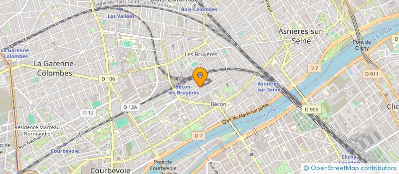 localisation de l'entreprise MONSIEUR VALENTIN VASILEV  COURBEVOIE