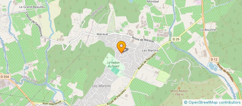 localisation de l'entreprise MONSIEUR VALENTIN VERMEIRSCHE  LA CRAU