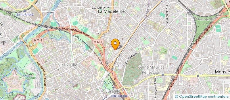 localisation de l'entreprise MONSIEUR VALENTIN VERMERSCH à LA MADELEINE