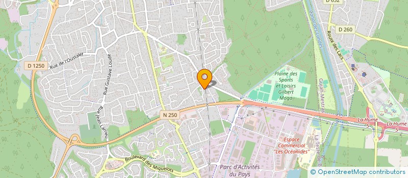 localisation de l'entreprise MONSIEUR VALENTIN VERRIEST à LA TESTE-DE-BUCH