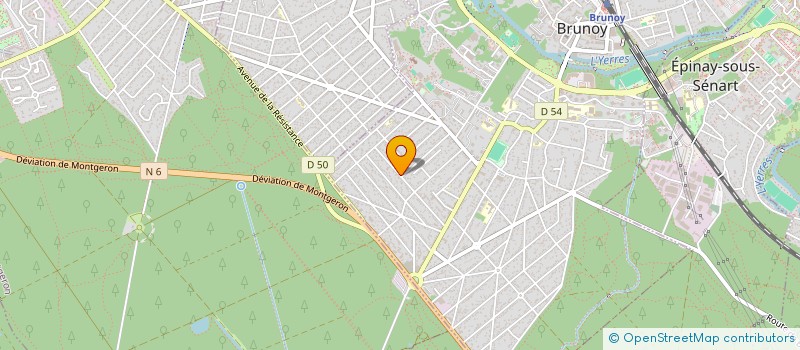 localisation de l'entreprise MONSIEUR VALENTIN VEVERITA à BRUNOY