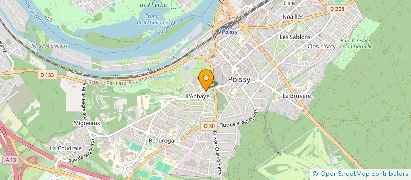 localisation de l'entreprise MONSIEUR VALENTIN VIDET  POISSY