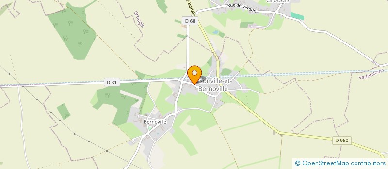 localisation de l'entreprise MONSIEUR VALENTIN VIEVILLE  AISONVILLE-ET-BERNOVILLE