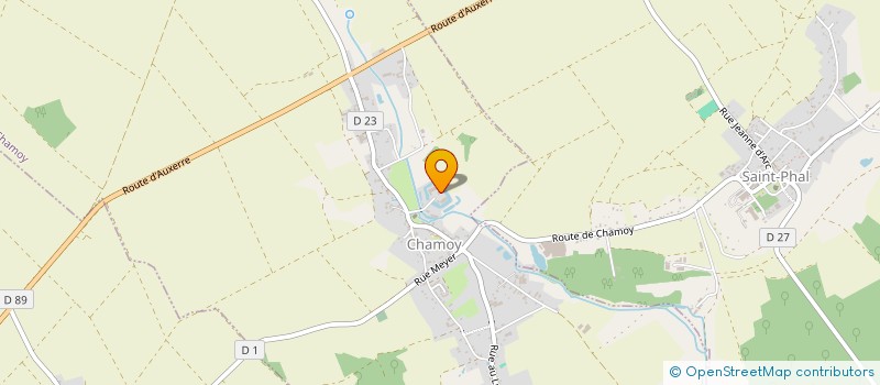 localisation de l'entreprise MONSIEUR VALENTIN VIGNEZ  CHAMOY