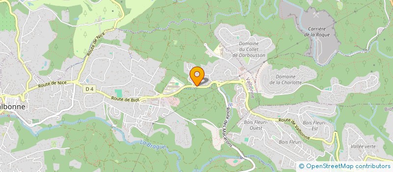 localisation de l'entreprise MONSIEUR VALENTIN VILCOQ  VALBONNE