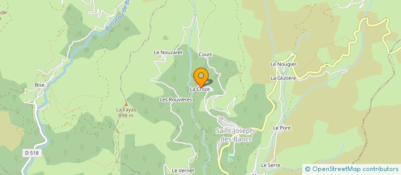 localisation de l'entreprise MONSIEUR VALENTIN VILLANT  SAINT-JOSEPH-DES-BANCS