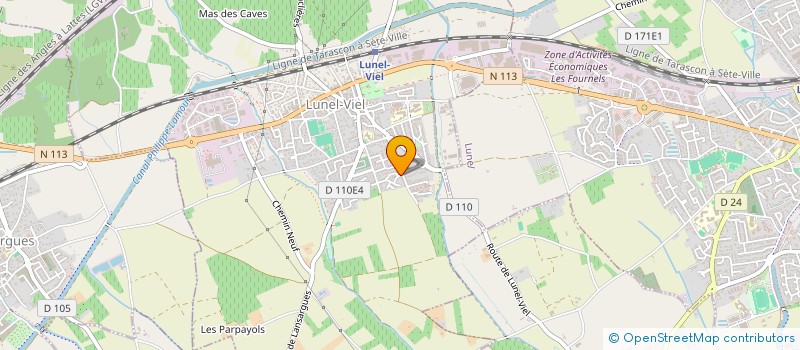 localisation de l'entreprise MONSIEUR VALENTIN VILLARD  LUNEL-VIEL