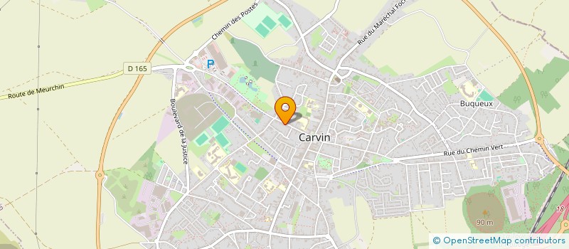 localisation de l'entreprise MONSIEUR VALENTIN VINCENT  CARVIN