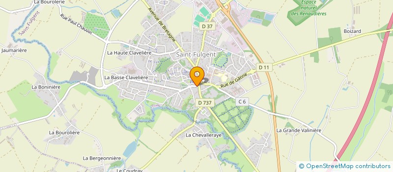 localisation de l'entreprise MONSIEUR VALENTIN VIOLLEAU  SAINT-FULGENT