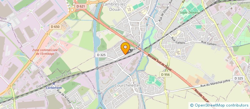 localisation de l'entreprise MONSIEUR VALENTIN VISEZ  COURCHELETTES