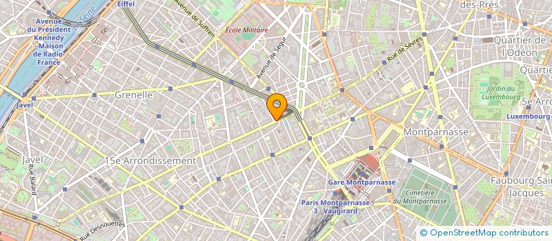 localisation de l'entreprise MONSIEUR VALENTIN VOGUE  PARIS