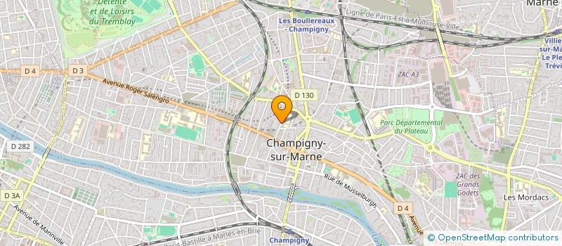 localisation de l'entreprise MONSIEUR VALENTIN VURPILLOT à CHAMPIGNY-SUR-MARNE