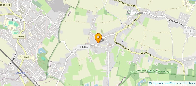 localisation de l'entreprise MONSIEUR VALENTIN WATERLOT  RAIMBEAUCOURT