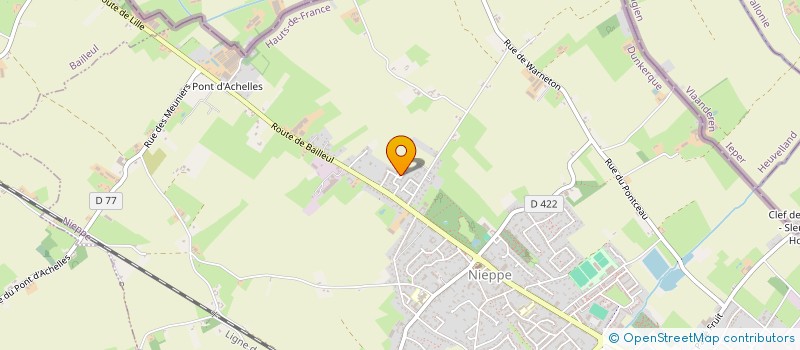 localisation de l'entreprise MONSIEUR VALENTIN WAYMEL  NIEPPE