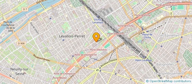 localisation de l'entreprise MONSIEUR VALENTIN WENDER  LEVALLOIS-PERRET