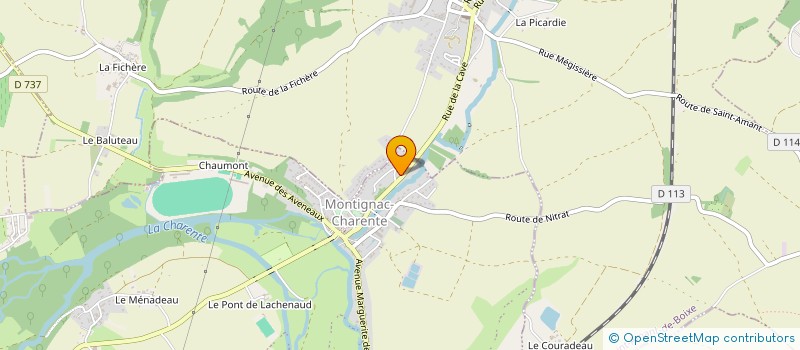 localisation de l'entreprise MONSIEUR VALENTIN WILGA à MONTIGNAC-CHARENTE