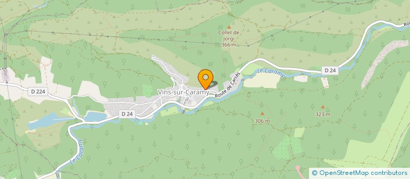 localisation de l'entreprise MONSIEUR VALENTIN WOLFF à VINS-SUR-CARAMY
