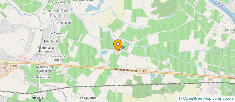 localisation de l'entreprise MONSIEUR VALENTIN ZARATTIN  SAINT-AVIT-SAINT-NAZAIRE