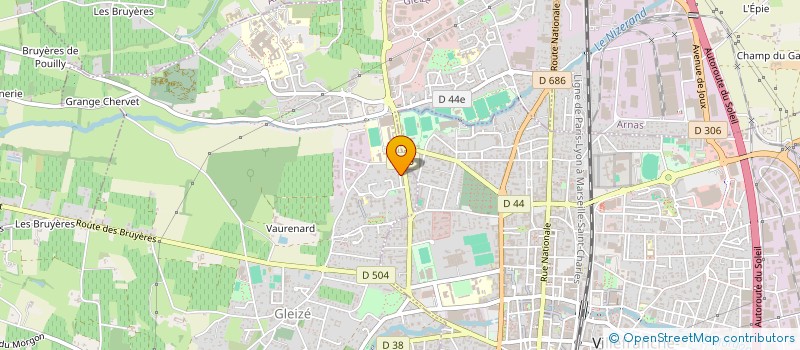 localisation de l'entreprise MONSIEUR VALENTIN ZUCCA  GLEIZE