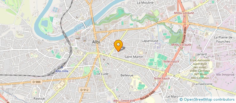 localisation de l'entreprise MONSIEUR VALENTIN ZULLO à ALBI