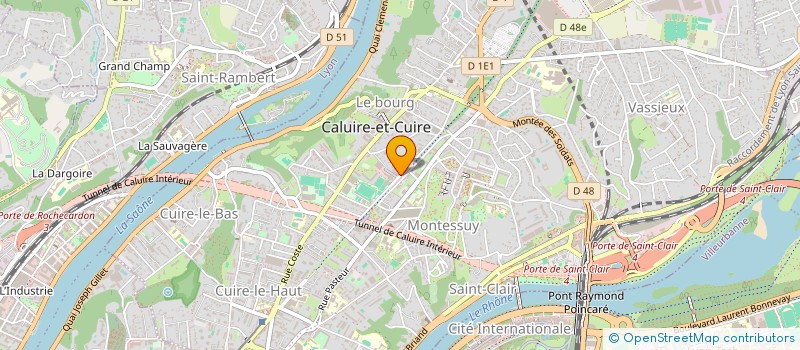 localisation de l'entreprise MONSIEUR VALENTINO CASCIONE  CALUIRE-ET-CUIRE