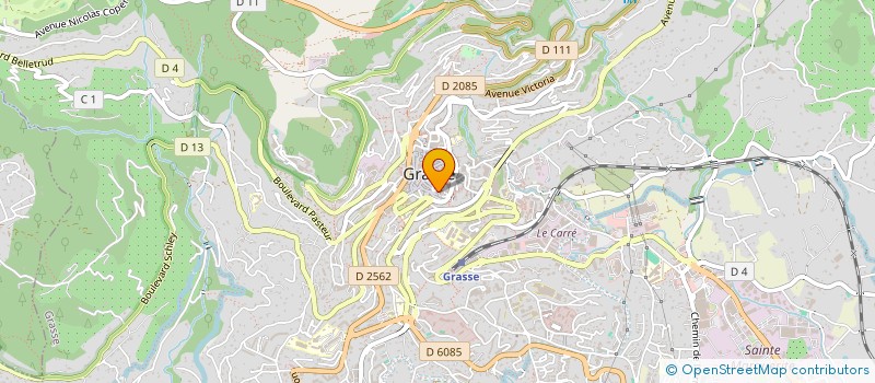 localisation de l'entreprise MONSIEUR VALENTINO CASTEL  GRASSE