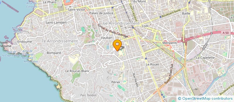 localisation de l'entreprise MONSIEUR VALENTINO COZZOLINO  MARSEILLE