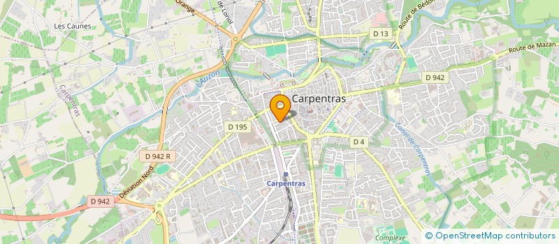 localisation de l'entreprise MONSIEUR VALENTINO KOLAK  CARPENTRAS