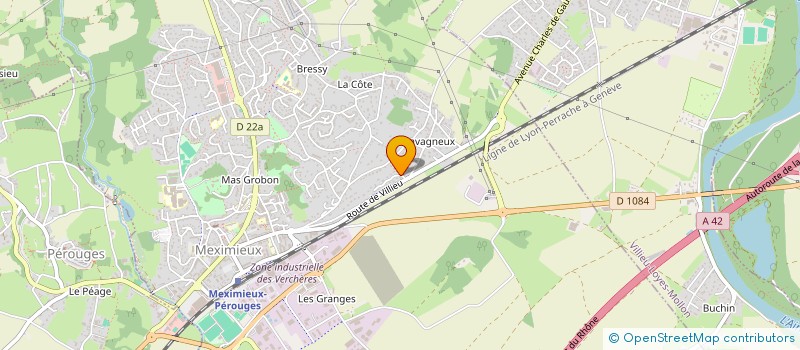 localisation de l'entreprise MONSIEUR VALENTINO MACHADO  MEXIMIEUX