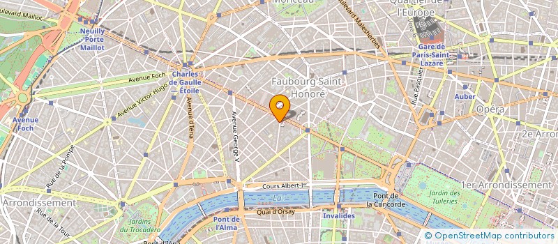 localisation de l'entreprise MONSIEUR VALENTINO PAGNANINI à PARIS