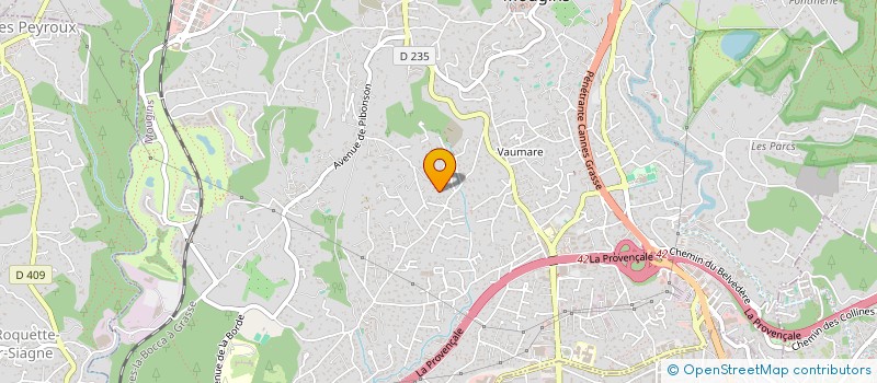 localisation de l'entreprise MONSIEUR VALENTINO PIROLI  MOUGINS